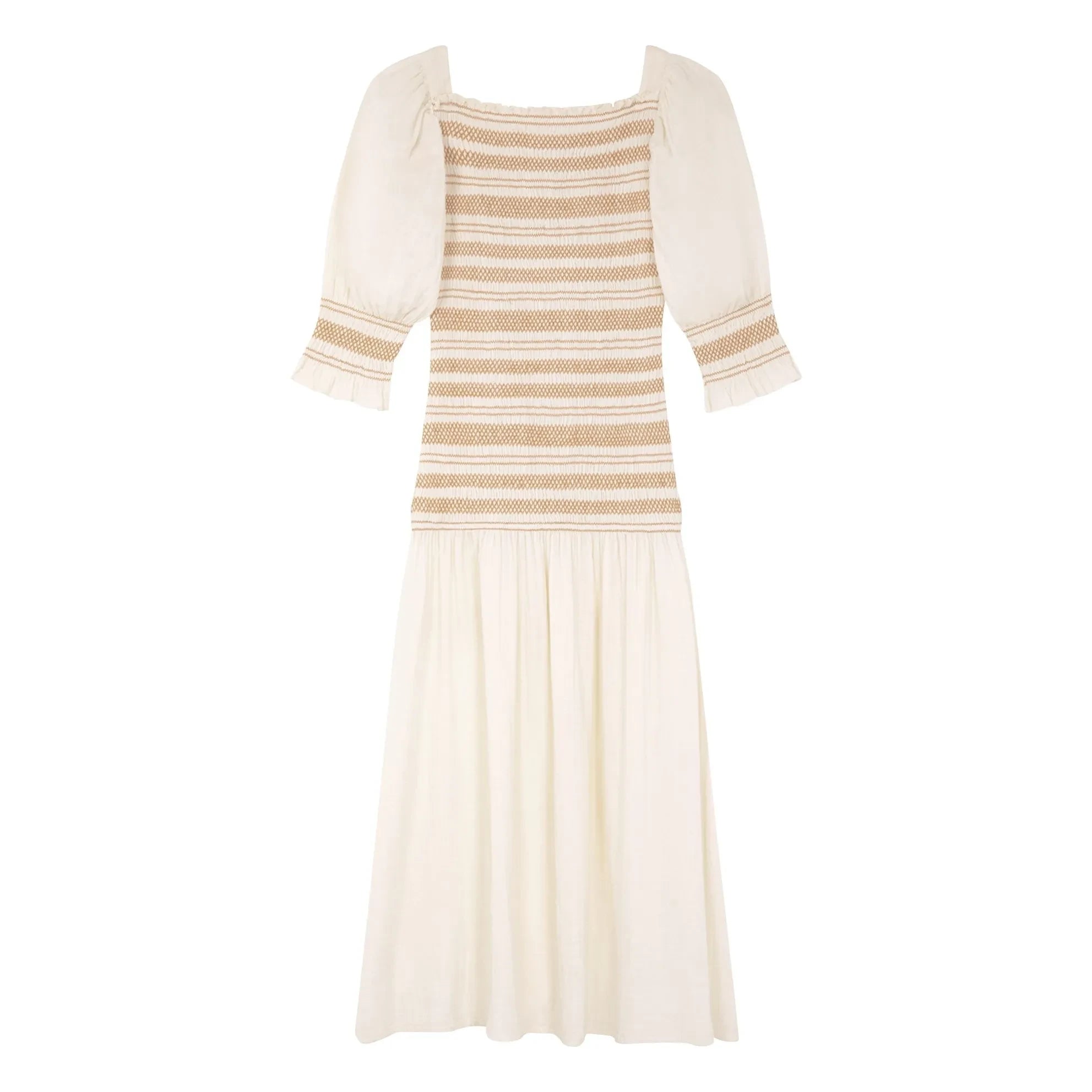 Maria de la Orden - Livia Cotton Dress | White