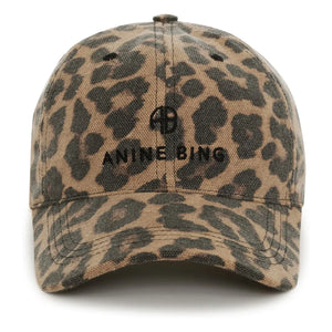 Anine Bing - Jeremy Leopard Hat | Brown