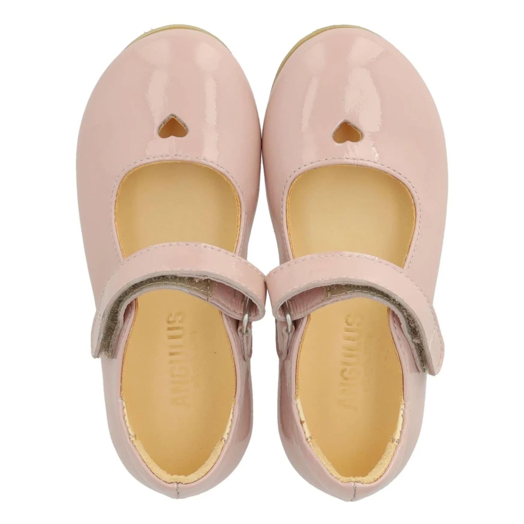 Angulus - Scratch patent ballet flats | Light Pink