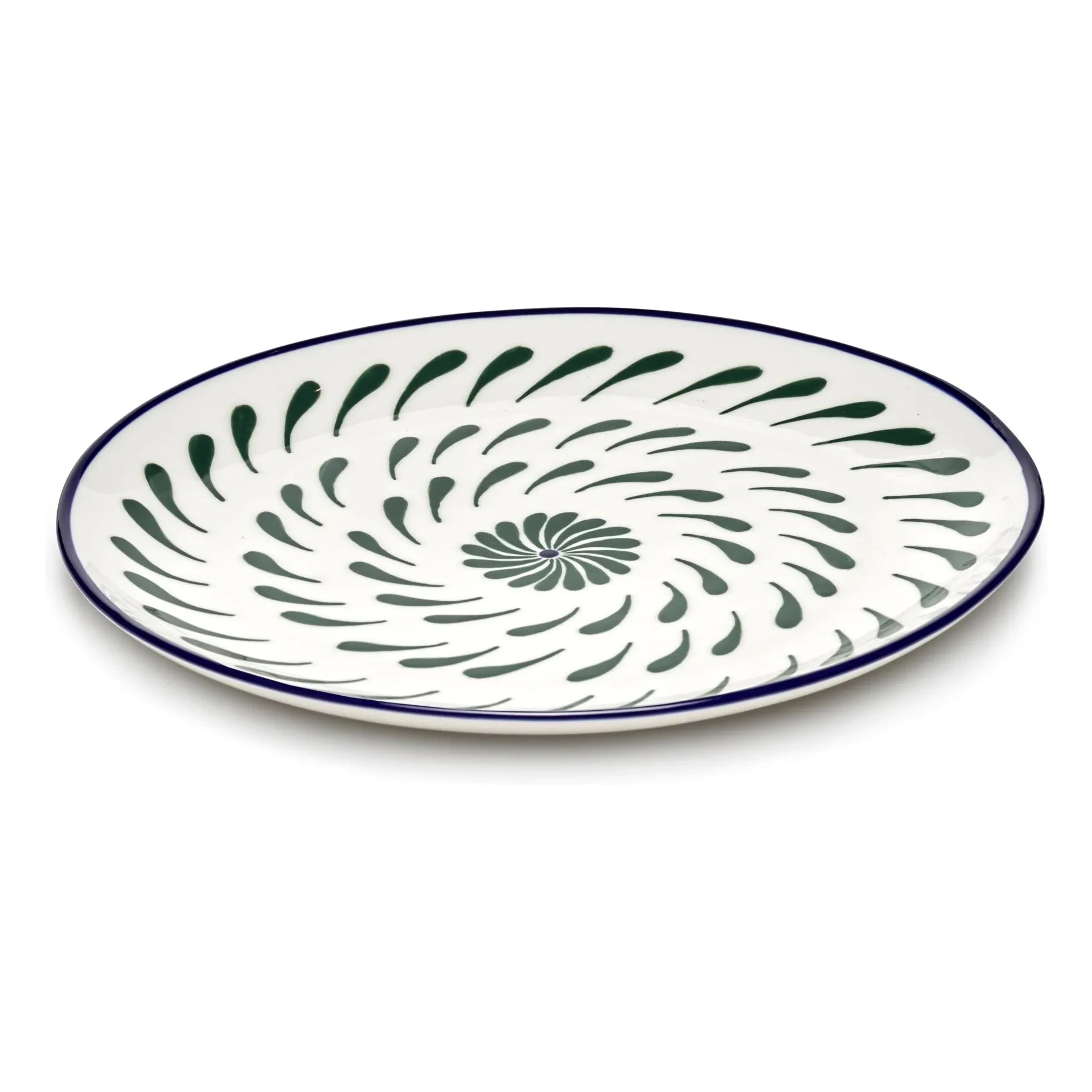 Serax - Baazar Dinner Plates, Waww La Table - Set of 4 | Green
