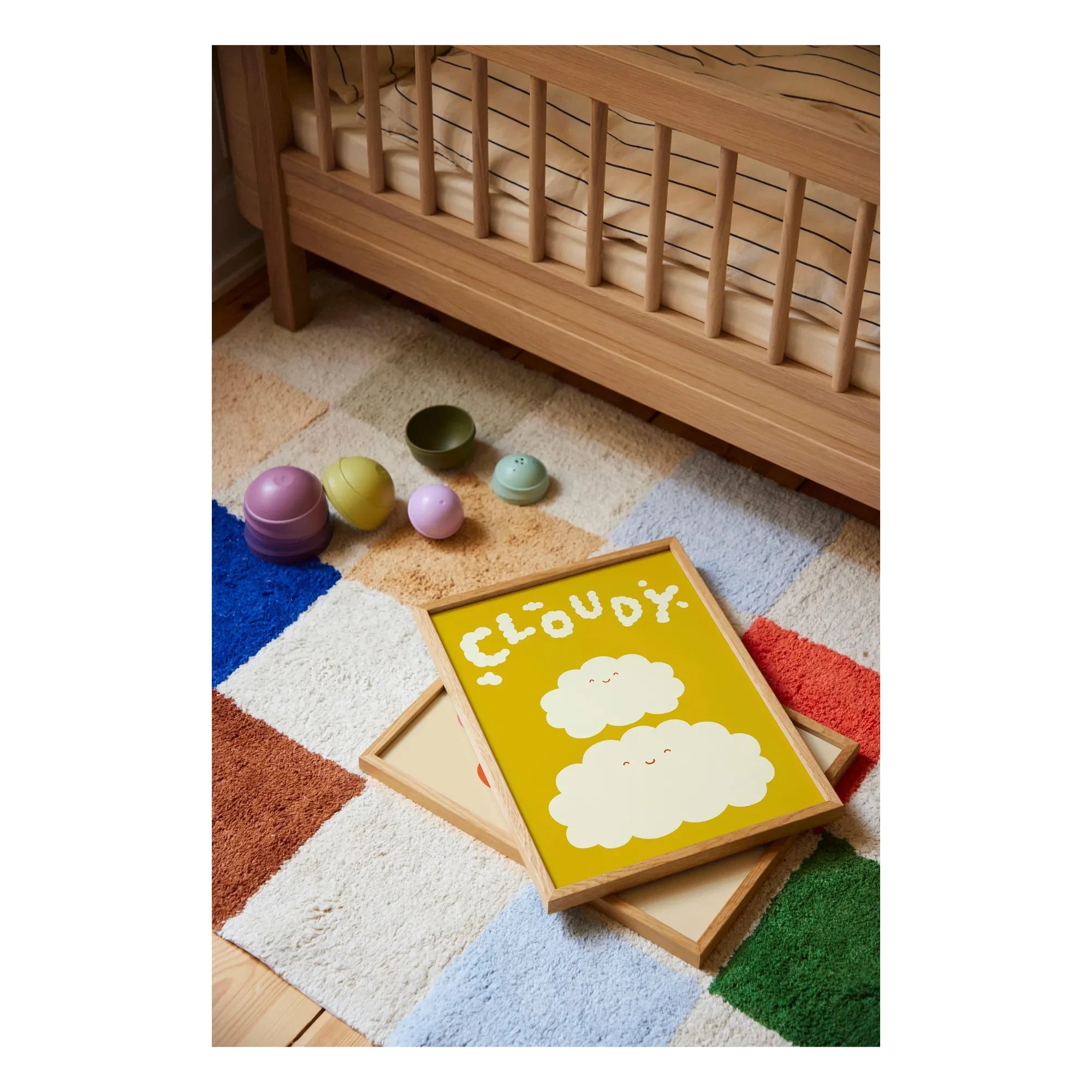 Mado - Cloud Poster | Yellow