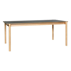 Hübsch - Oblique Oak Dining Table | Black