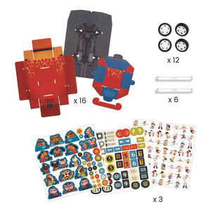 Djeco - DIY - Race Cars