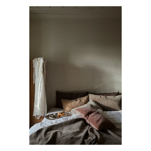 Olsson & Jensen - Suede Brown Velvet Pillow Cover