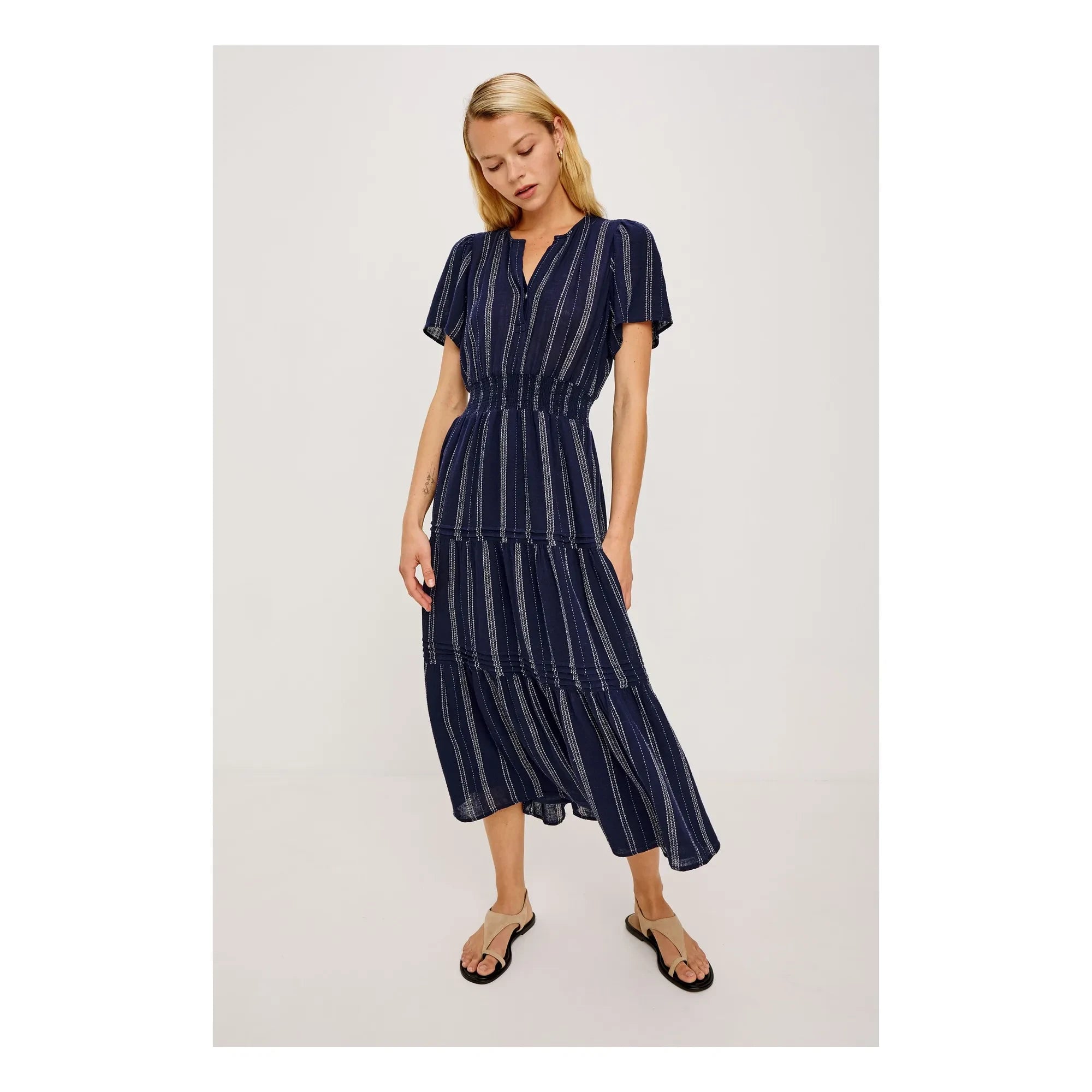 Rails - Cannes Striped Dress | Navy Blue