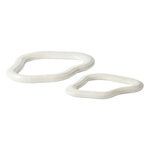 Broste Copenhagen - Nordic Stone Ceramic Niche - Set of 2 | White