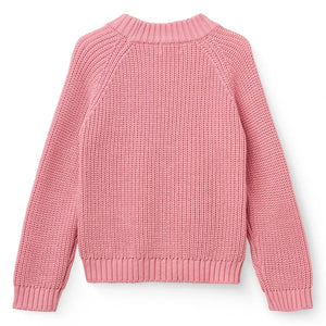 Copenhagen Colors - Classic Ribbed Organic Cotton Sweater | Candy Pink