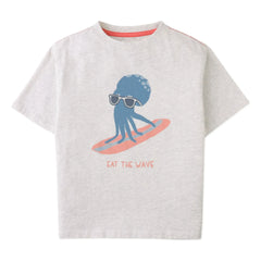 Gingersnaps - Oruo Octopus T-Shirt | Heather Grey