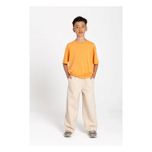 Smallable Kid - Burt Wide-Leg Trousers | Cream