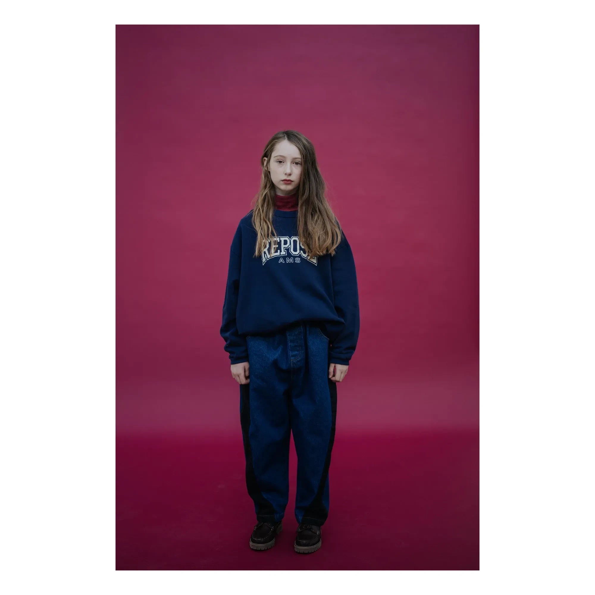 Repose AMS - Cozydrop REPOSE AMS organik pamuklu sweatshirt | Lacivert