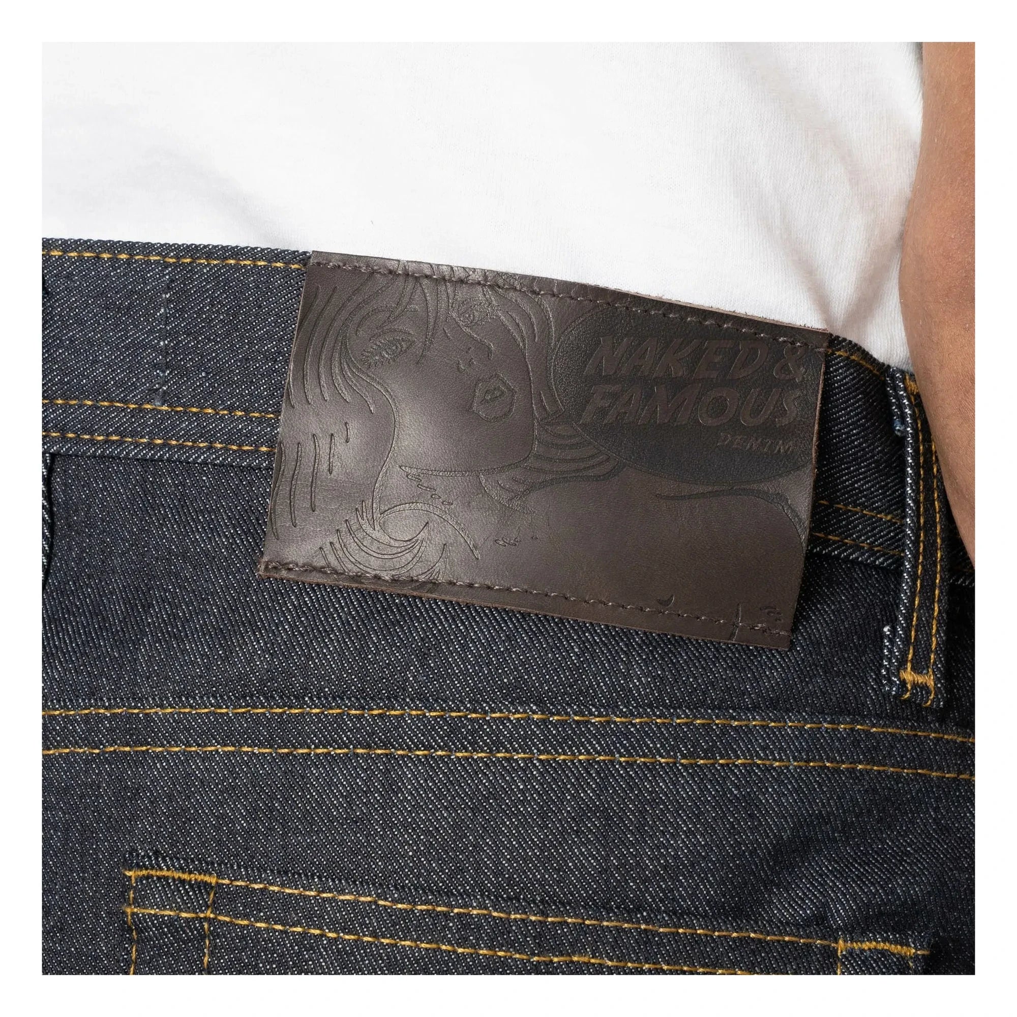 Naked & Famous - Weird Guy Left Hand Twill Selvedge Jeans | Indigo