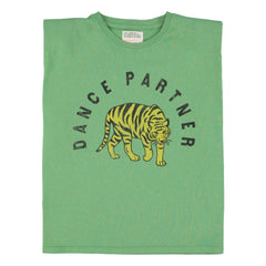 Sisters Department - Alicia Cotton Epaulet T-Shirt | Green