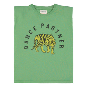 Sisters Department - Alicia Cotton Epaulet T-Shirt | Green