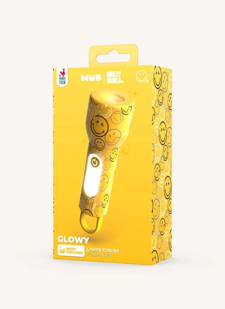MOB - Glowy Flashlight - MOB x Smiley World | Yellow
