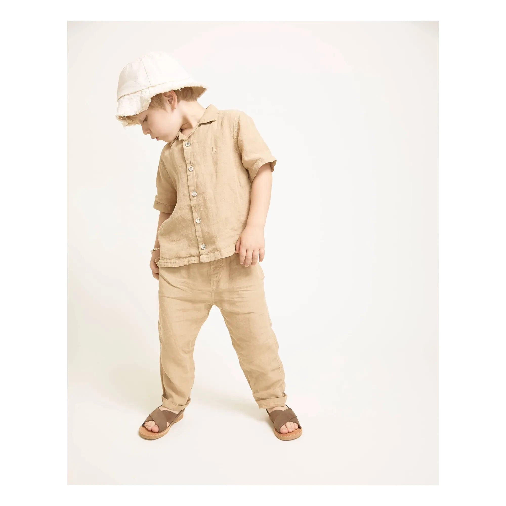 Búho - Bob Denim Effiloché Lyocell | Whitewashed White