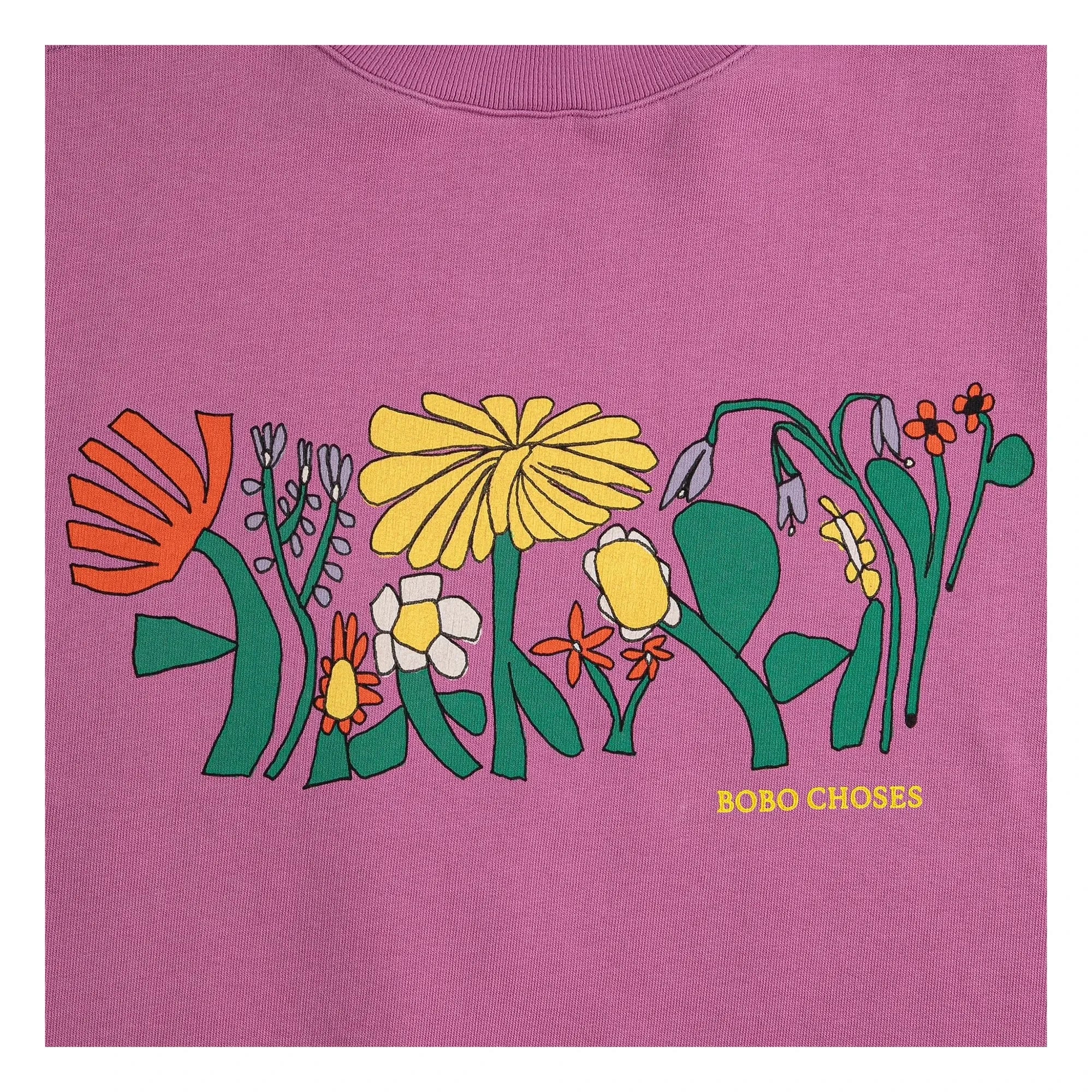 Bobo Choses - Sweat Color Herbalis Organik Pamuk | Mor