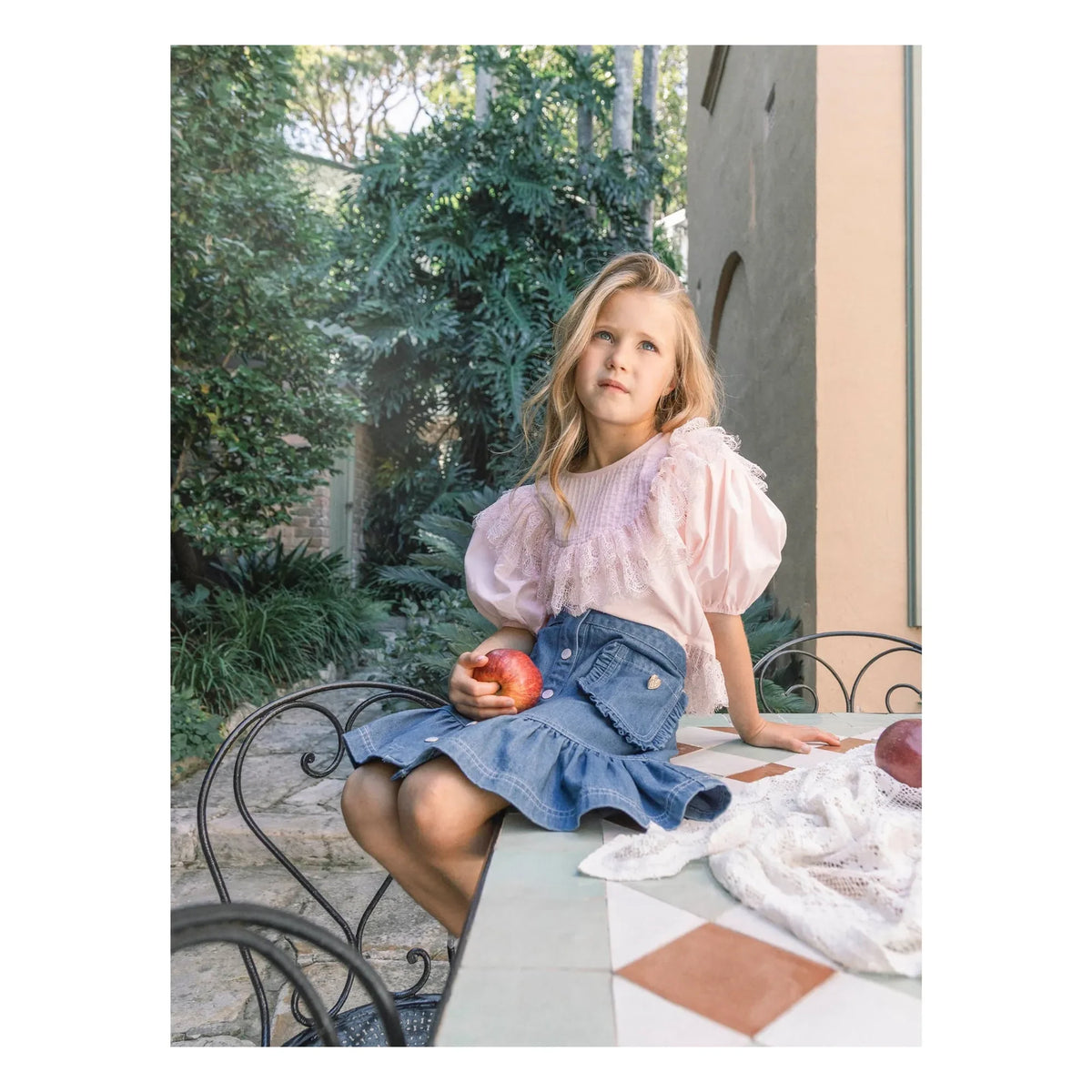 Tutu du Monde - Heartstring Denim Etek | Mavi