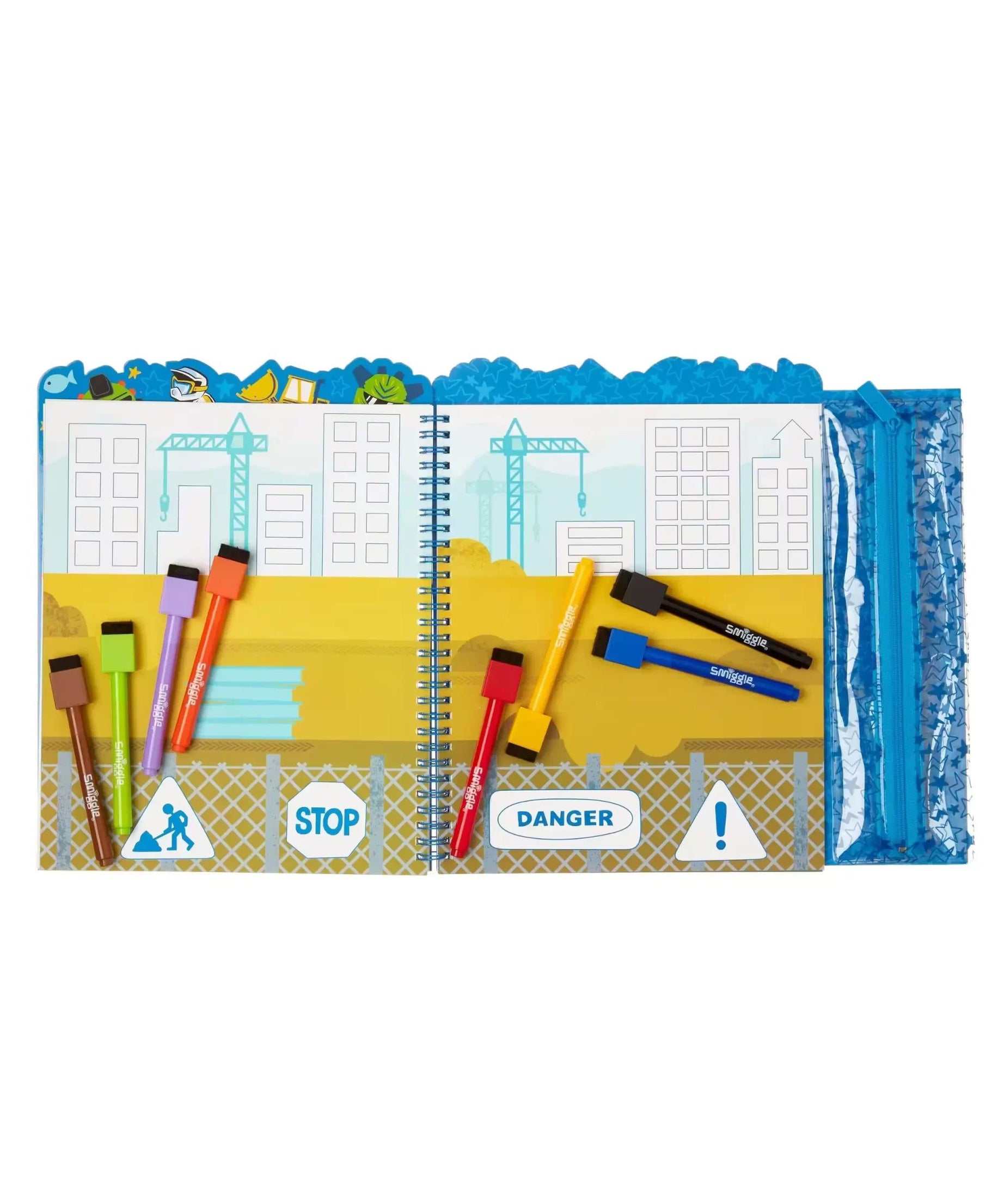 Smiggle - İngilizce İlk Karalama Aktivite Kitabım-Dinossi