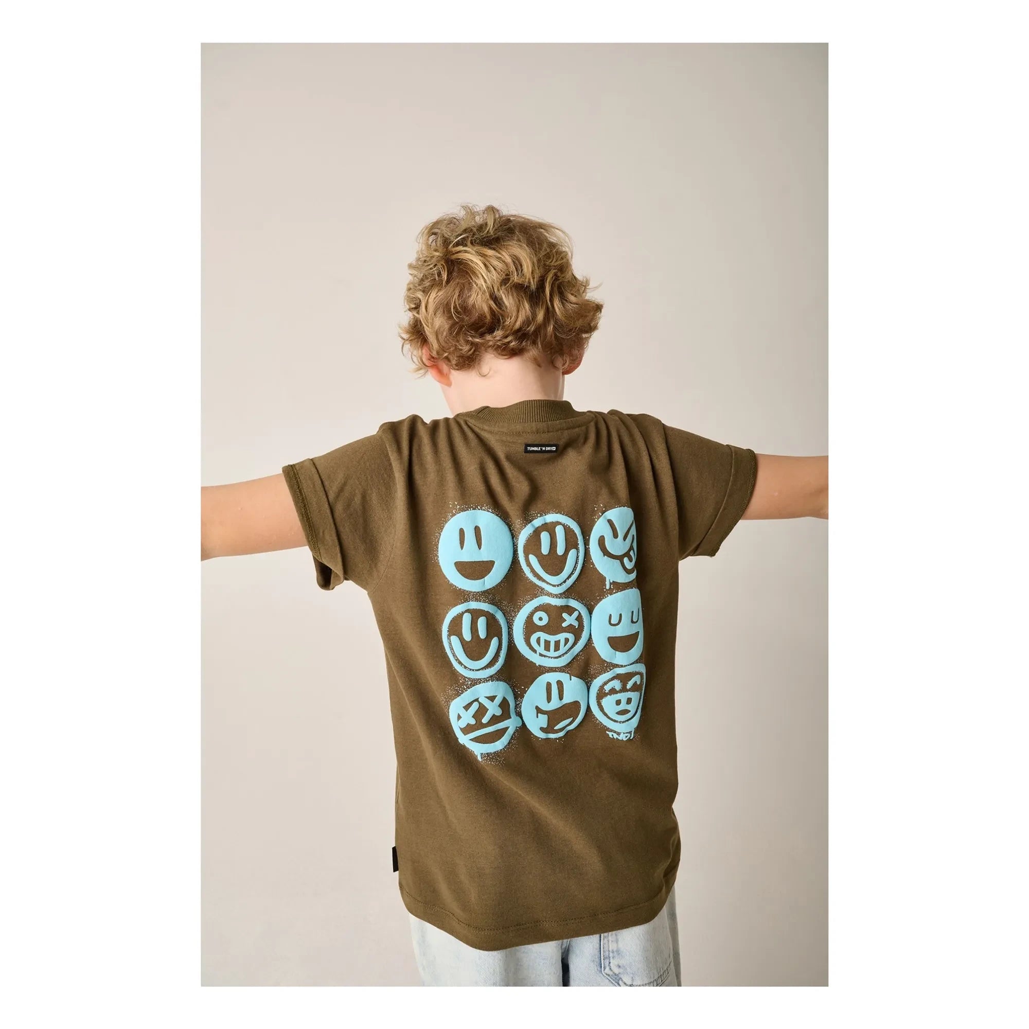 Tumble N'Dry - Recycled Cotton Surface T-Shirt | Khaki Brown