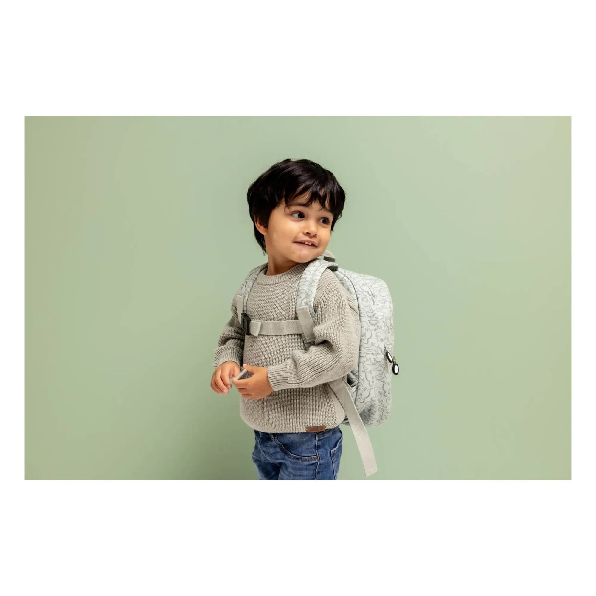 Trixie - Bold Dino Backpack | Verdigris