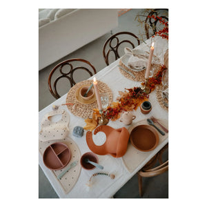 Mushie - Fork and Spoon | Terracotta