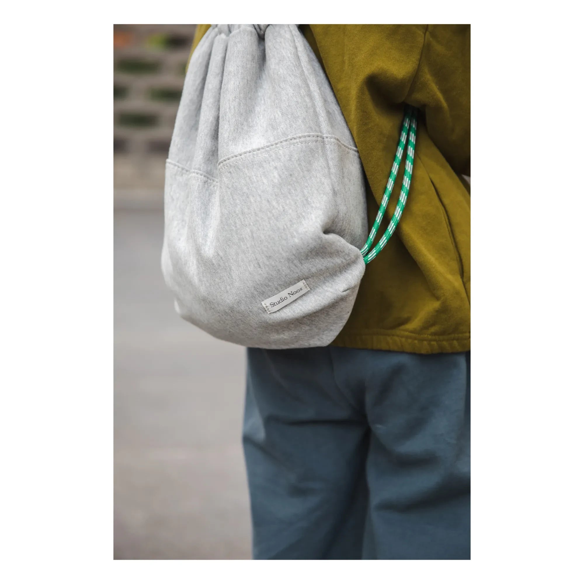 Studio Noos - Jersey Sports Bag | Heather Grey