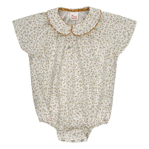 THE LiTTLE POETS - Léo Fleurie Organic Cotton Overalls | Ecru