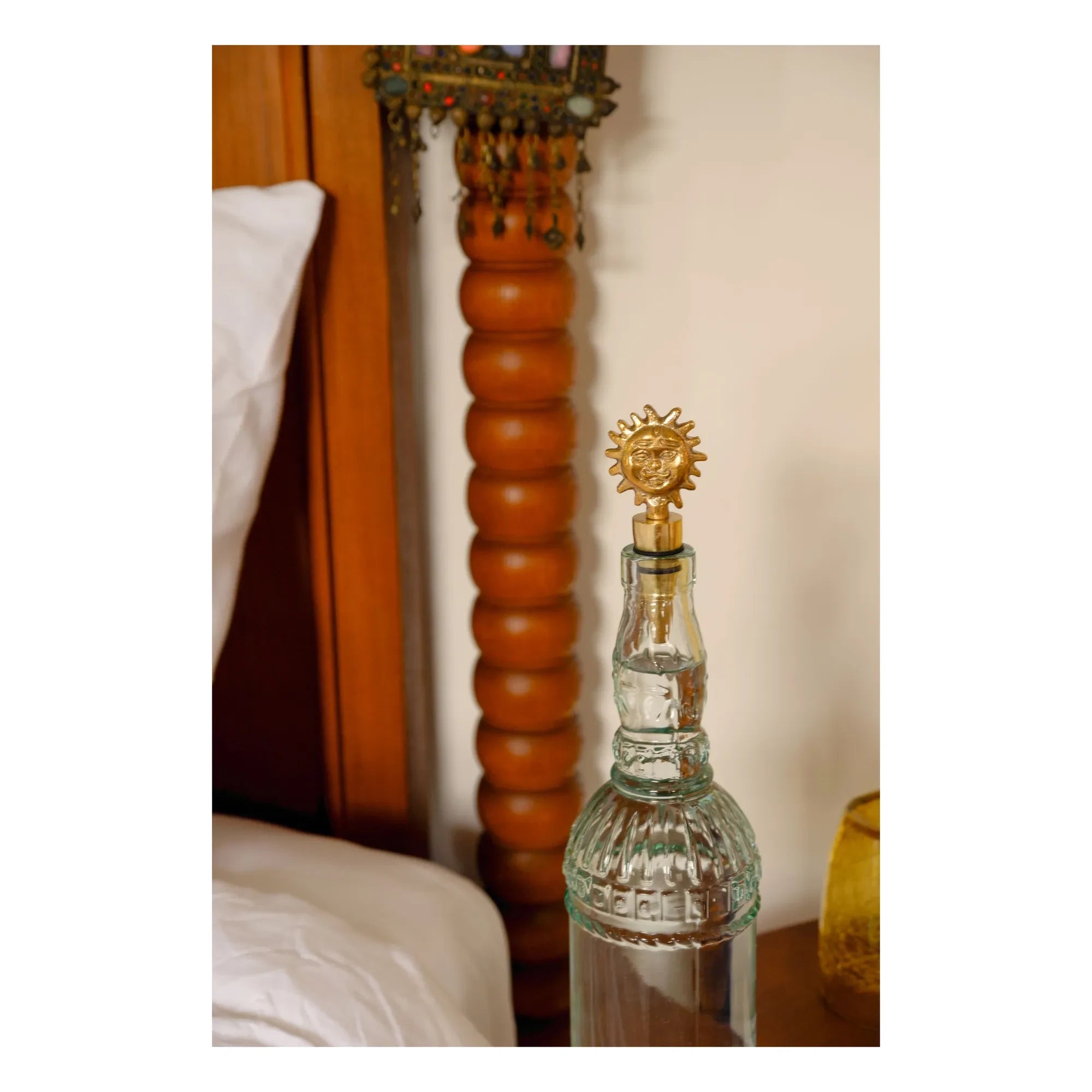 Doing Goods - Sunny Saavi Rice Bottle Stopper | Brass