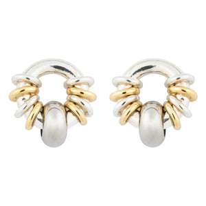 Sigal - Donut Baby Earrings | Silver