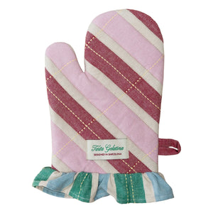 Tarta Gelatina - Organic Cotton Oven Mitt | Pink