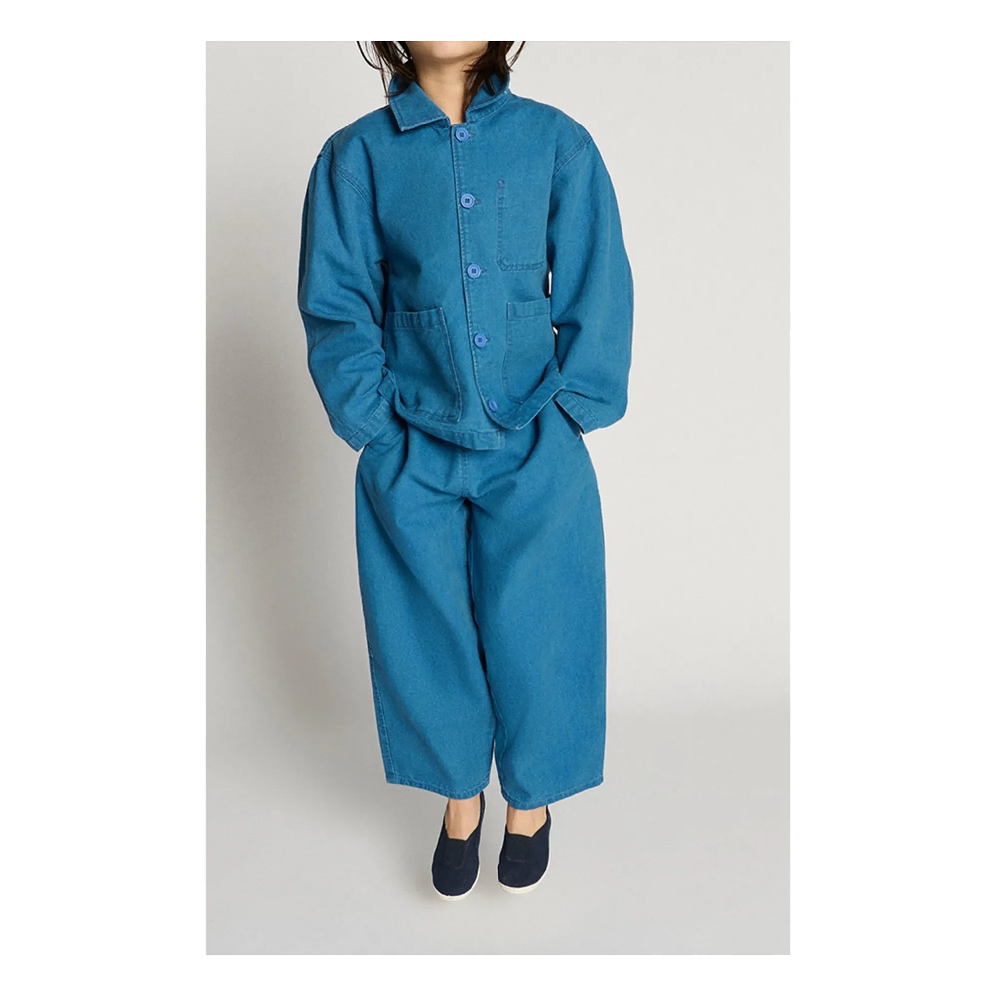 American Vintage - Comow Button Work Jacket | Blue