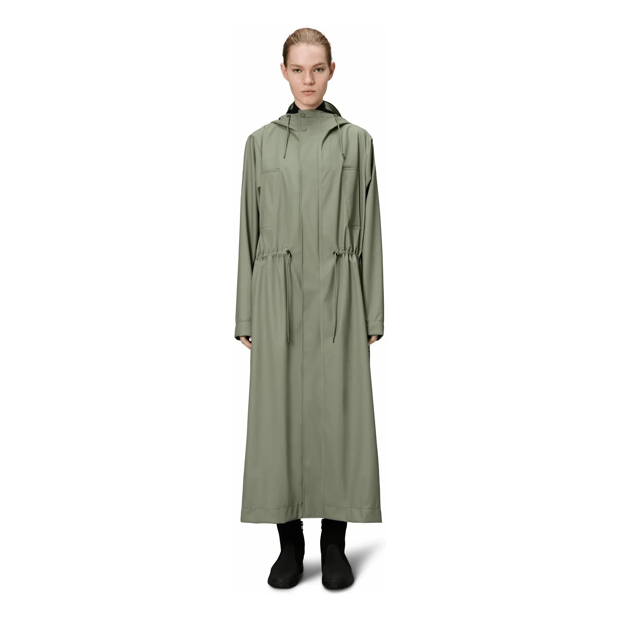 Rains - Bold W3 Long Coat | Light Khaki