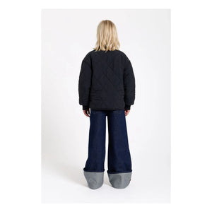 Finger in the nose - Braidy Quilted Bomber | Black