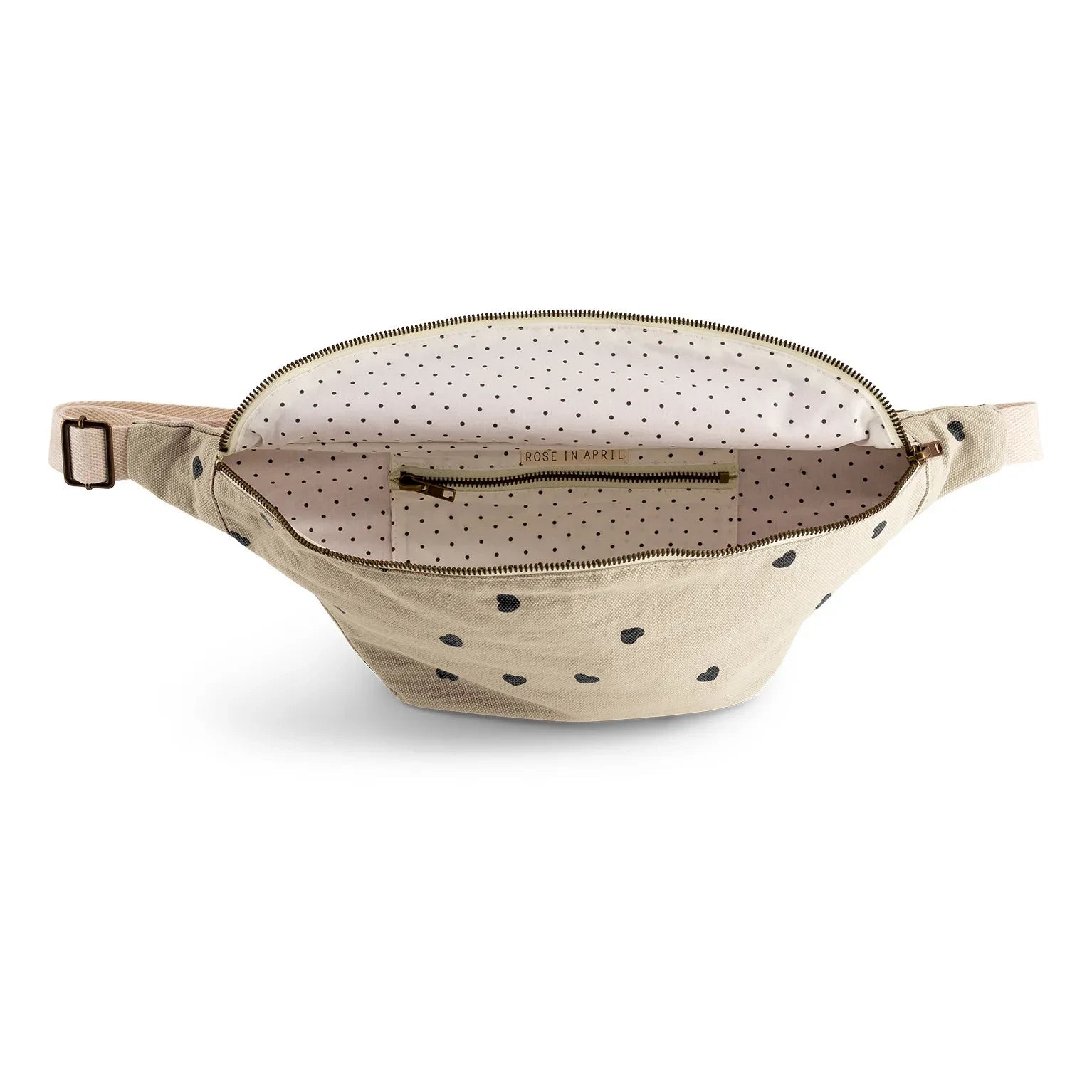 Rose in April - Heart Belt Bag | Sand