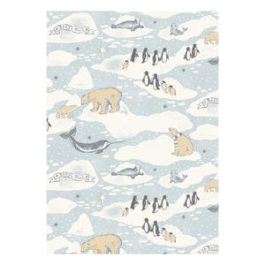 Sleepy Doe - Footed Pajama Ski Organic Cotton | Blue