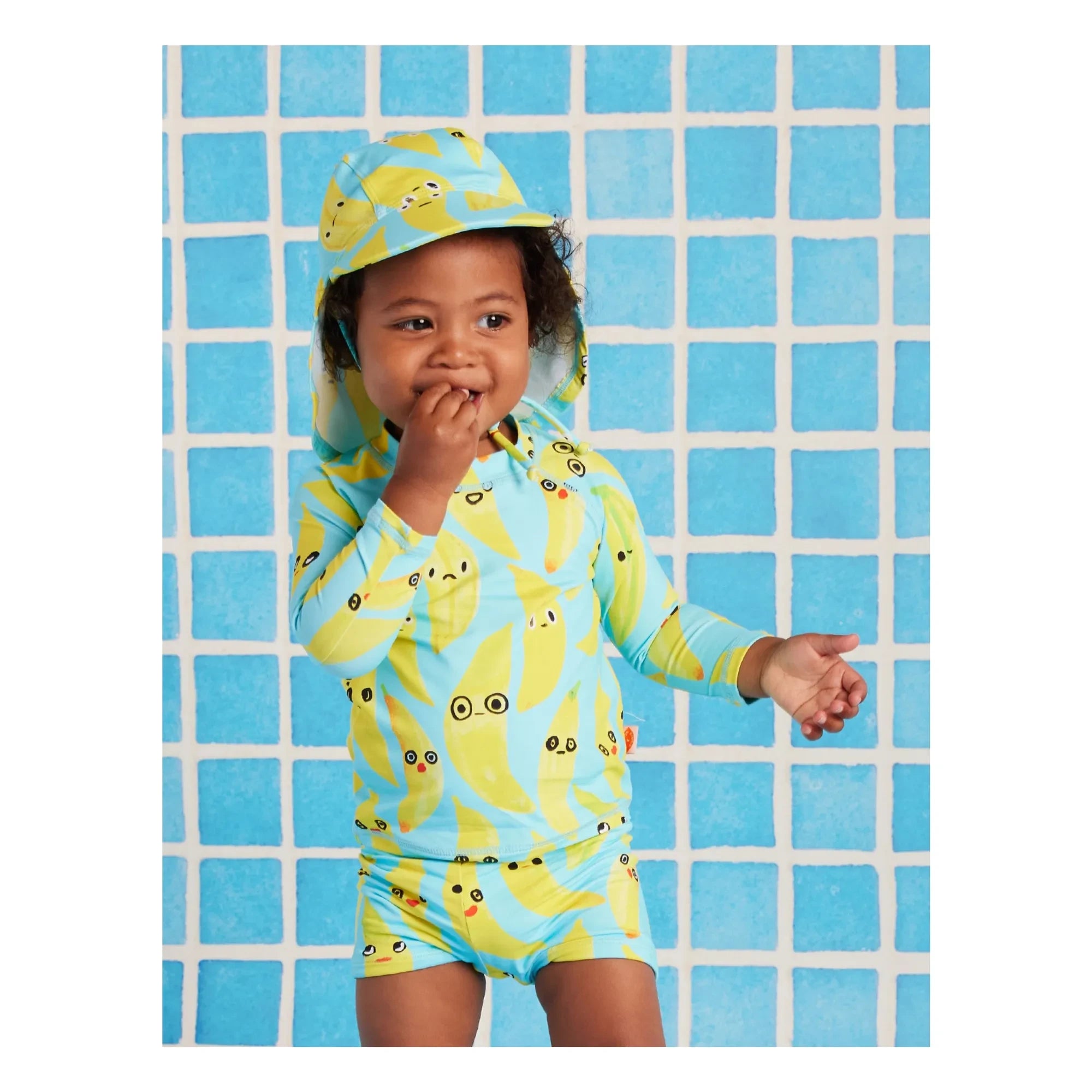 Halcyon Nights - Banana Recycled Fiber Swim Shorts | Turquoise