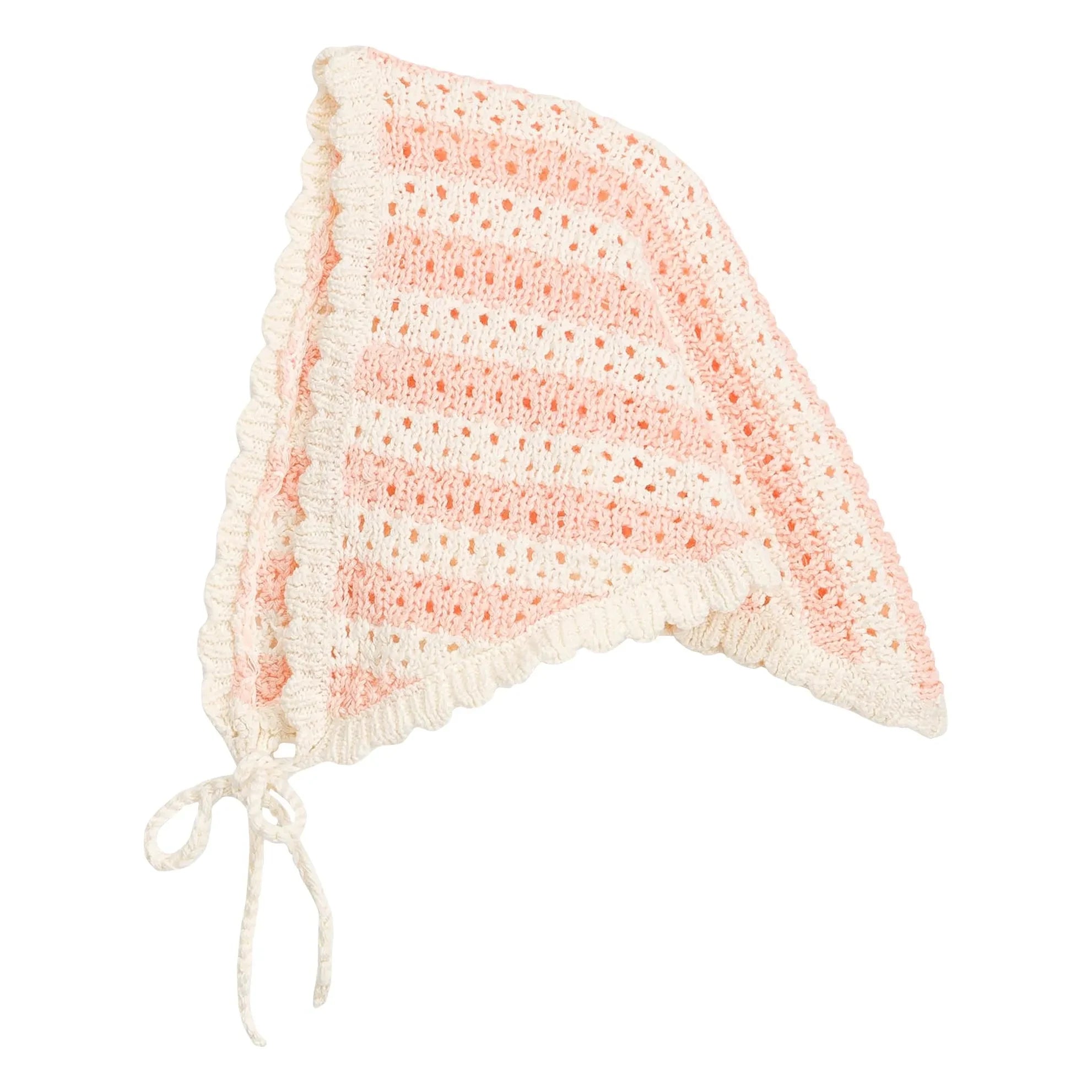 Louise Misha - Holly Striped Mesh Hair Band | Pink