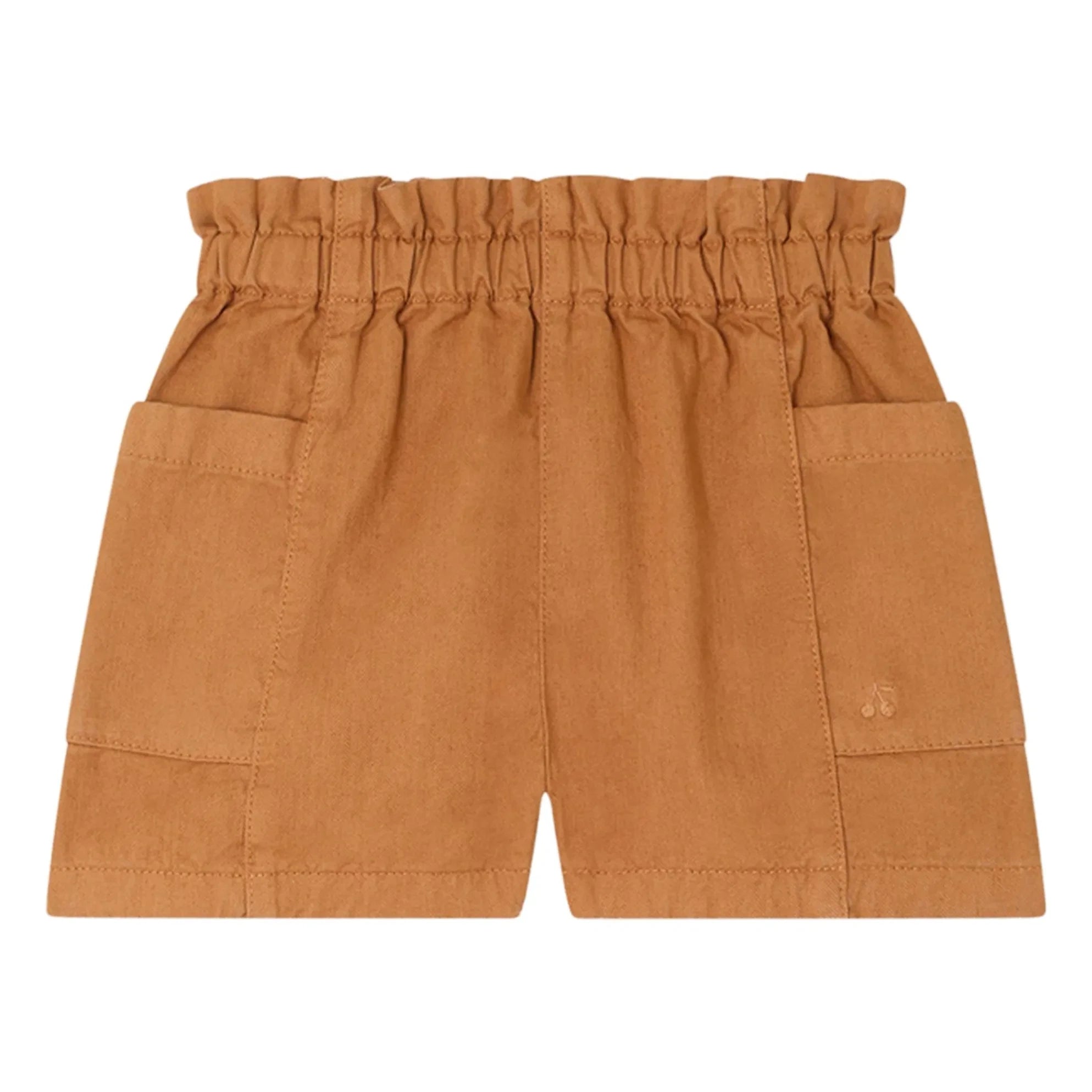 Bonpoint - Nougat Organic Cotton Shorts | Camel
