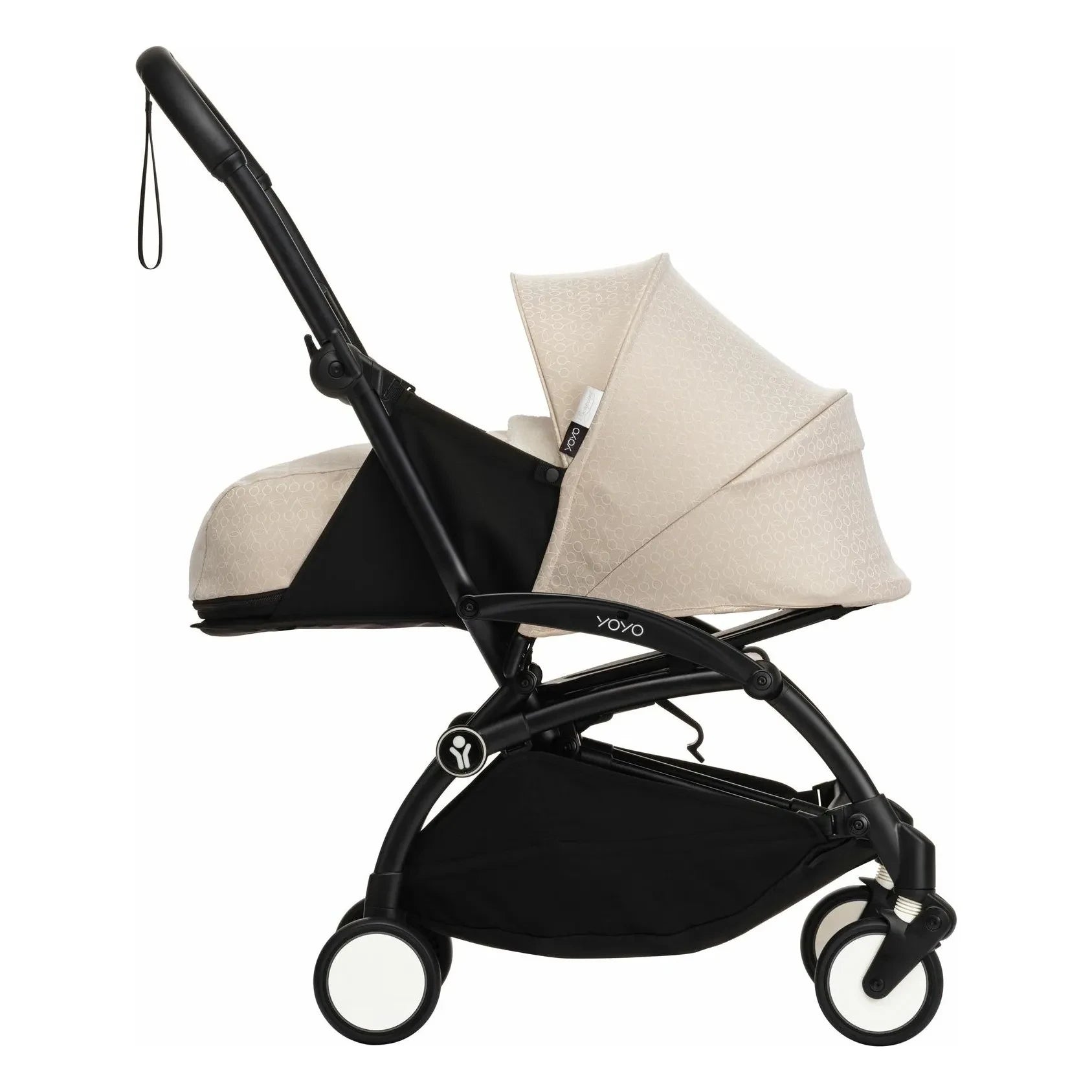 Stokke® - YOYO³ Bonpoint komple bebek arabası 0+ ve 6+ Siyah çerçeve | Bej