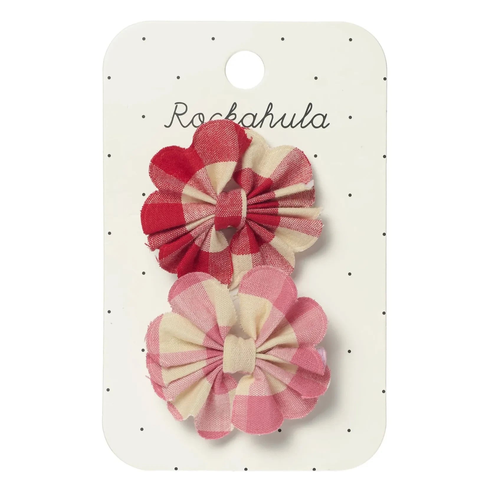Rockahula Kids - Pink | 2-pack Vichy bow hair clip