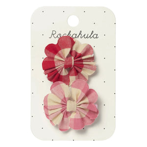 Rockahula Kids - Pink | 2-pack Vichy bow hair clip