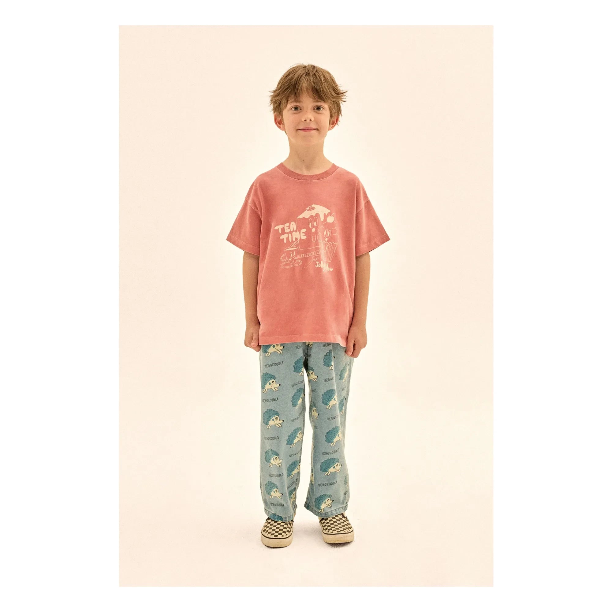 Jelly Mallow - Tea Time T-shirt | Coral