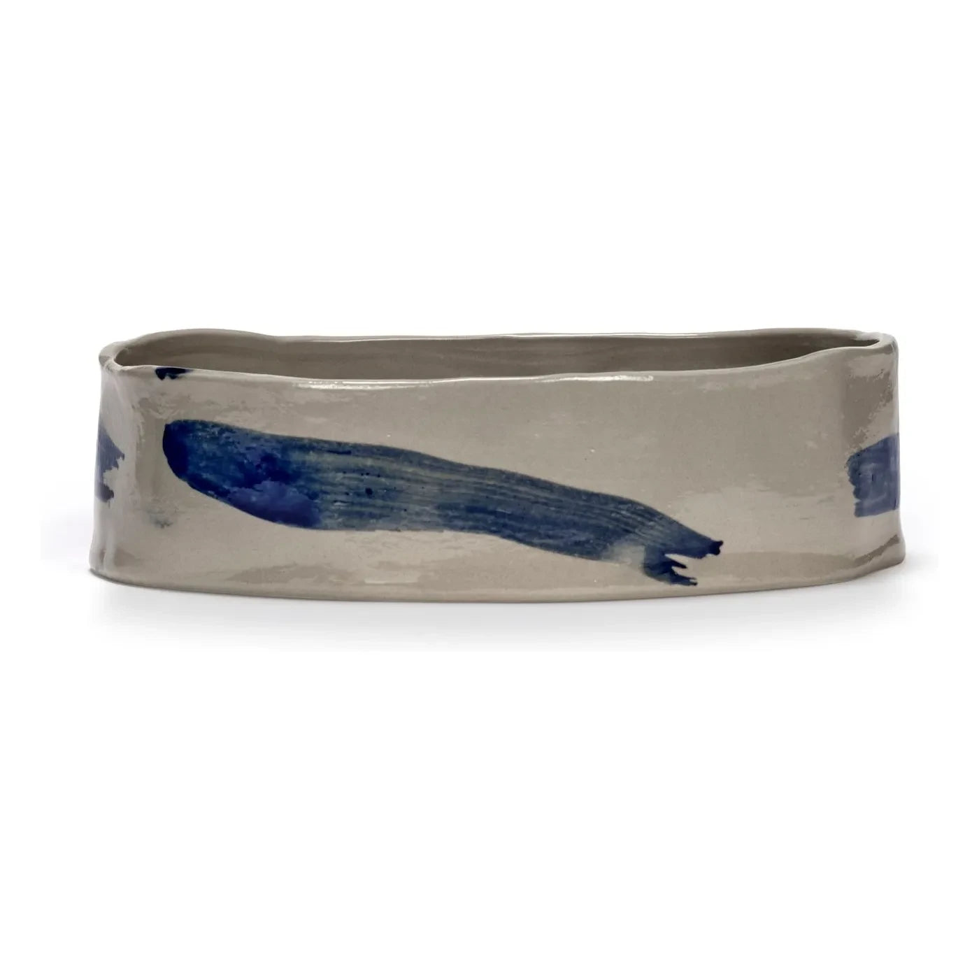 Serax - Sophia oval salad bowl, Marie Michielssen | Blue