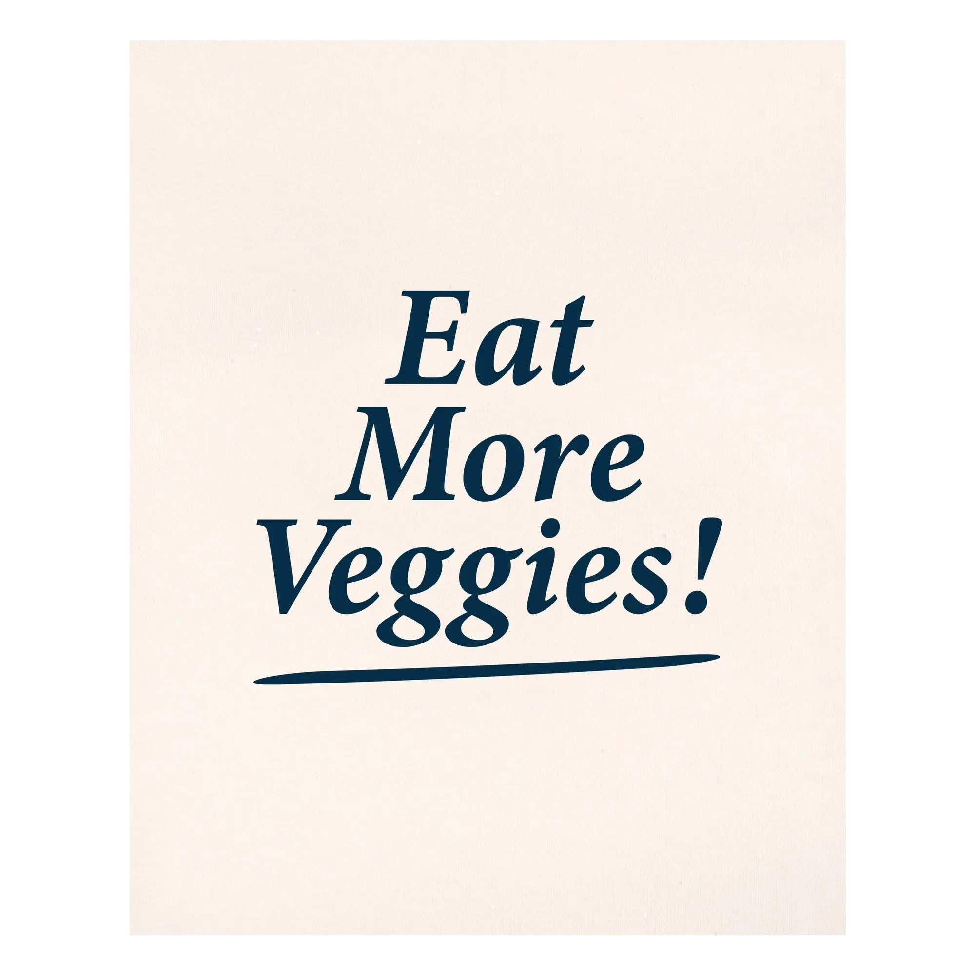 Sporty & Rich - Sweat Eat More Veggies | Cream