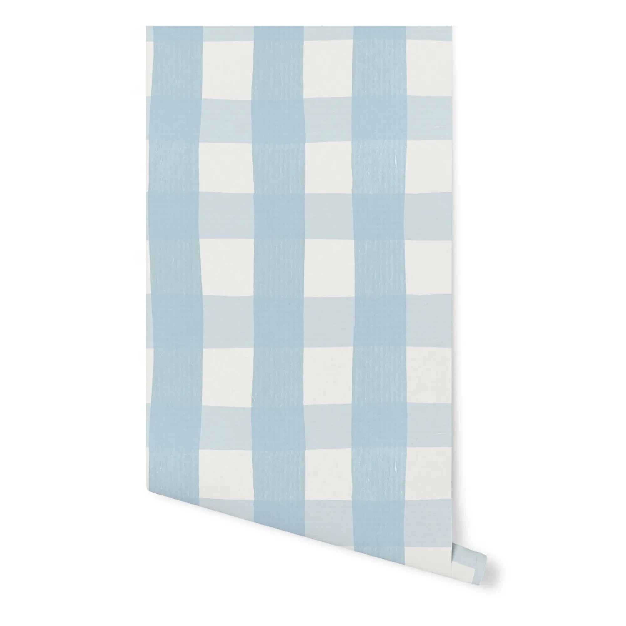 PaperMint - Blue Checkered Wallpaper
