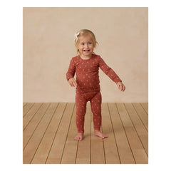 Quincy Mae - Rouge Brun Pijama Seti