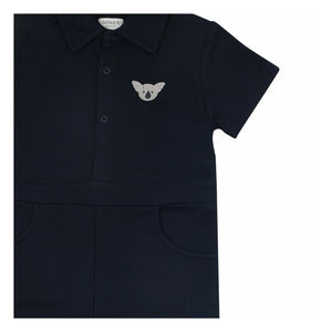 Donsje - Piebe Koala romper Organic cotton | Navy