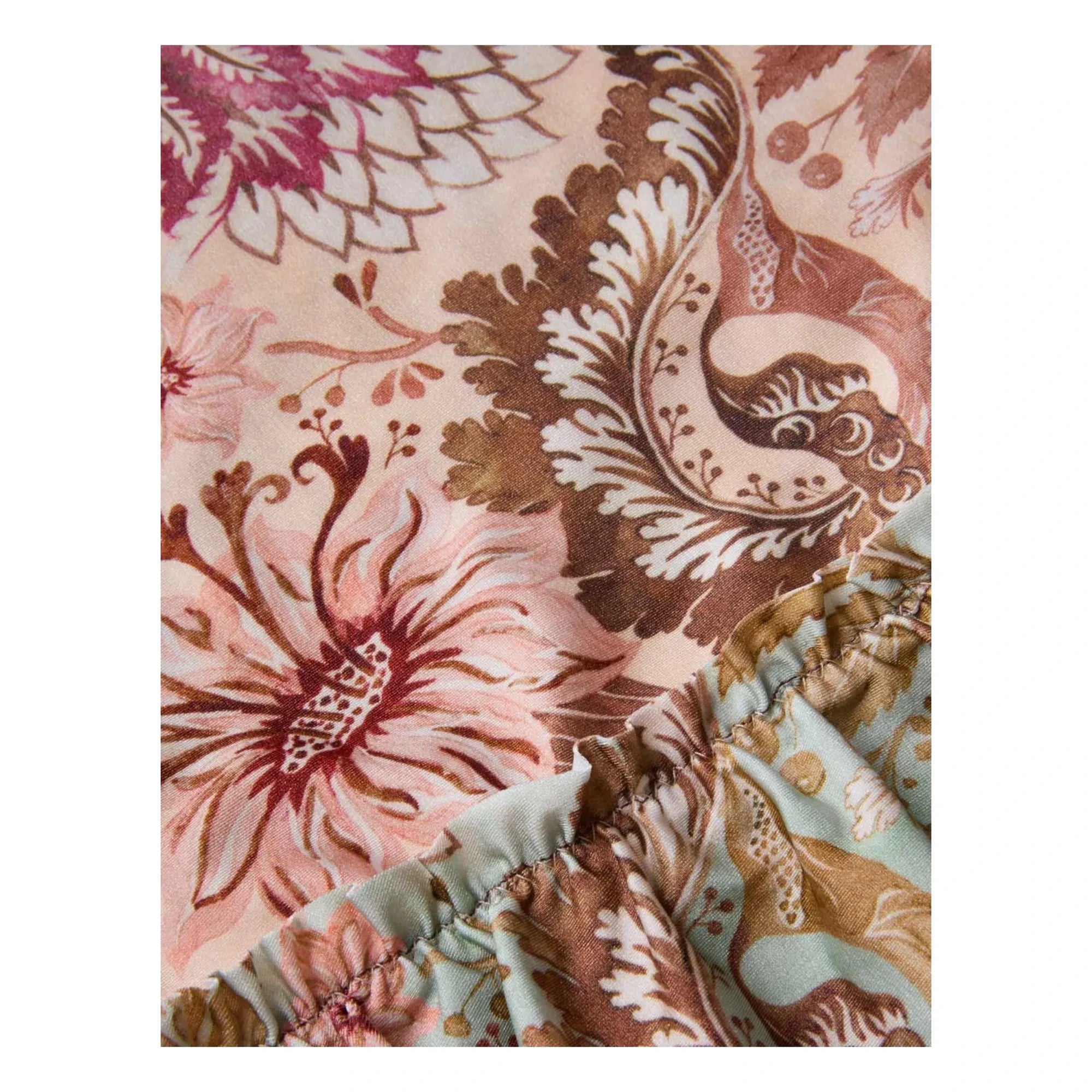 Zimmermann - Daylight Bain Fleuri Tişört | Soluk Pembe