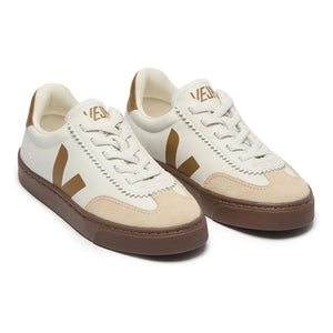 Veja - O.T. Elastic Lace Leather Volley Sneakers | Brown