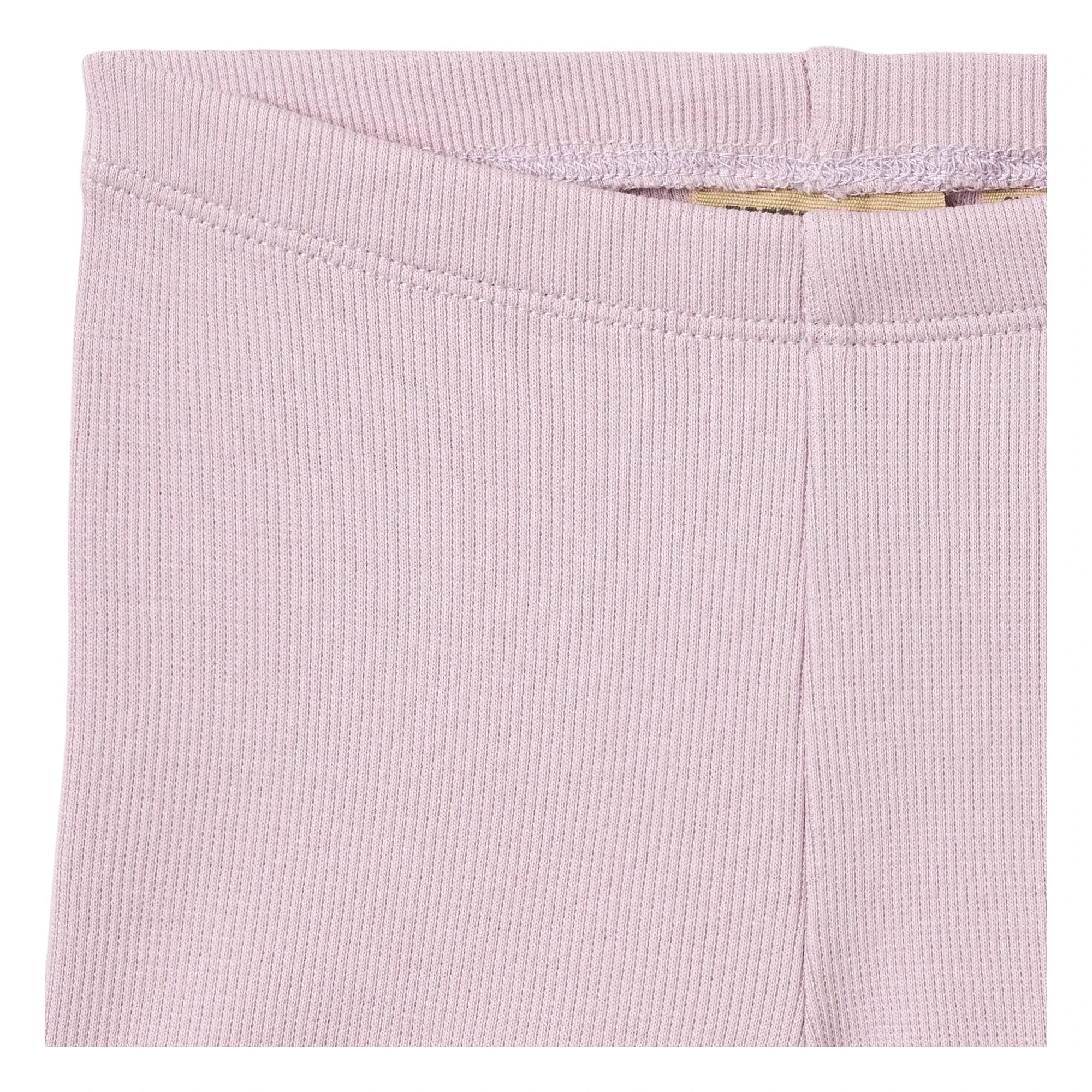 Wheat - Cine Ribbed Organic Cotton Baby Shorts | Lavender